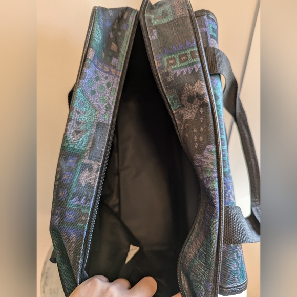 Vintage Aztec Print Carry On Travel Bag - Picture 7 of 9